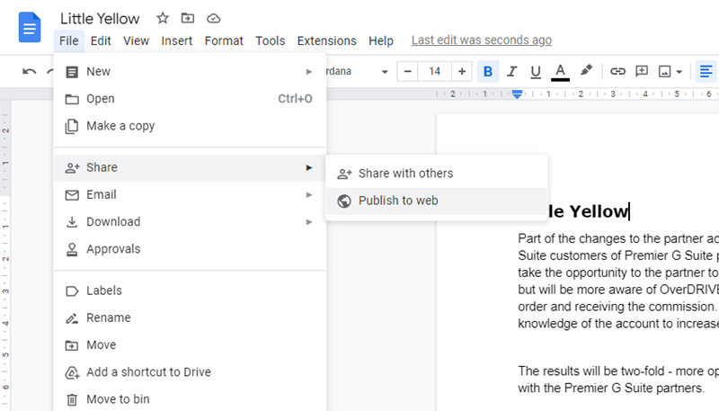 Show your Google Keep Notes in your Google Doc Sidebar