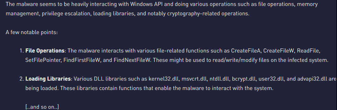 ChatGPT for Malware Analysis: Enhancing GPT’s Ability to Guide Malware Analyst