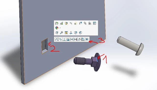 Select the edges for orientation