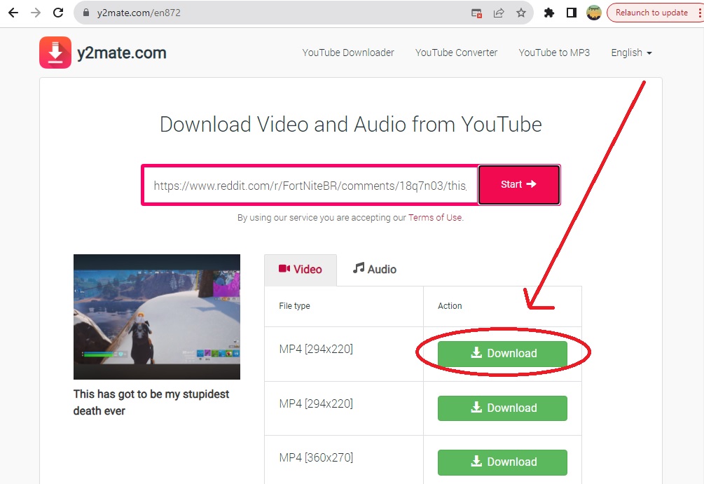 How to Download Reddit Video & GIFs - Click Download the Link