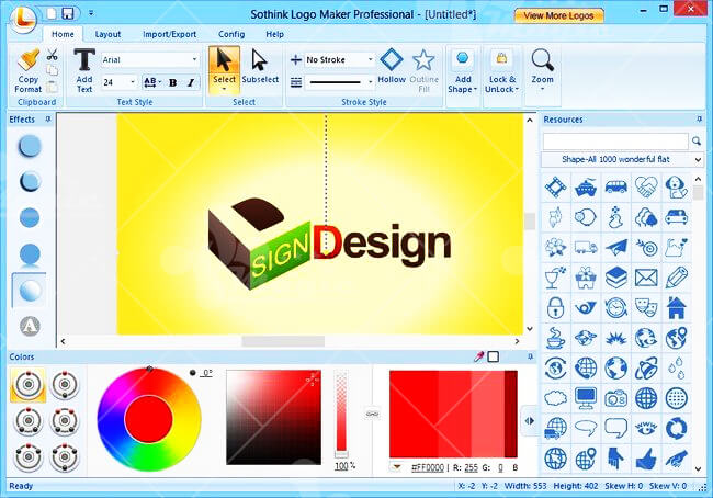 Sothink Logo Maker giúp người dùng tạo ra các logo chất lượng cao một cách dễ dàng và nhanh chóng.