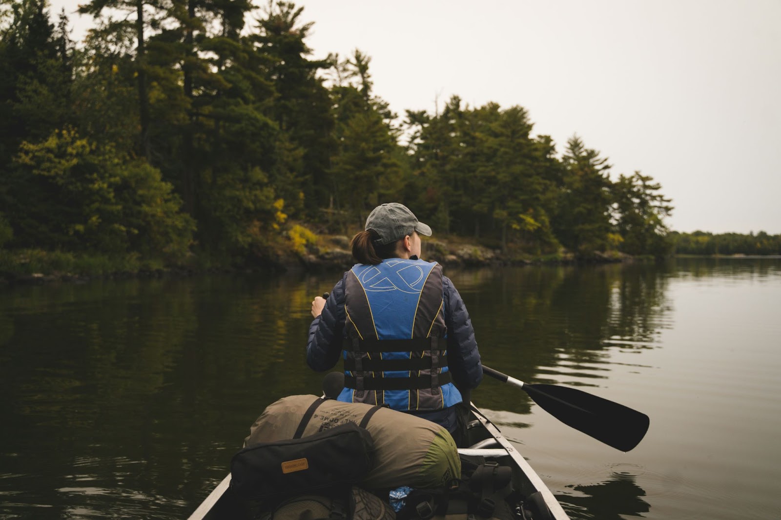 Boat in Isle Royale National Park