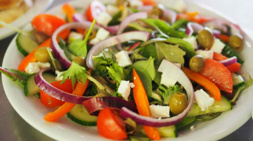 saladas para acompanhar churrasco