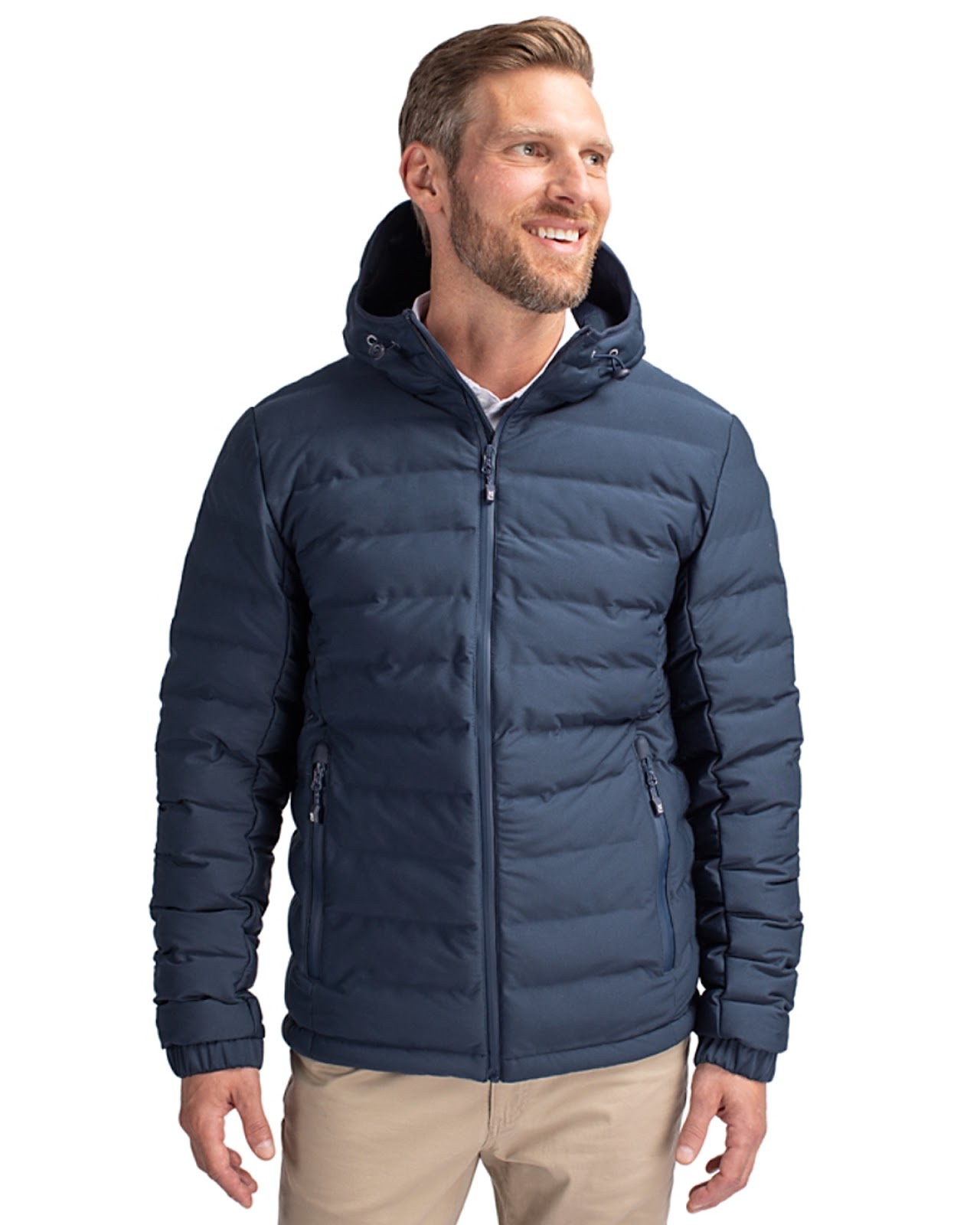 Insulated Mens Puffer Jacket for skiing & snowboarding
