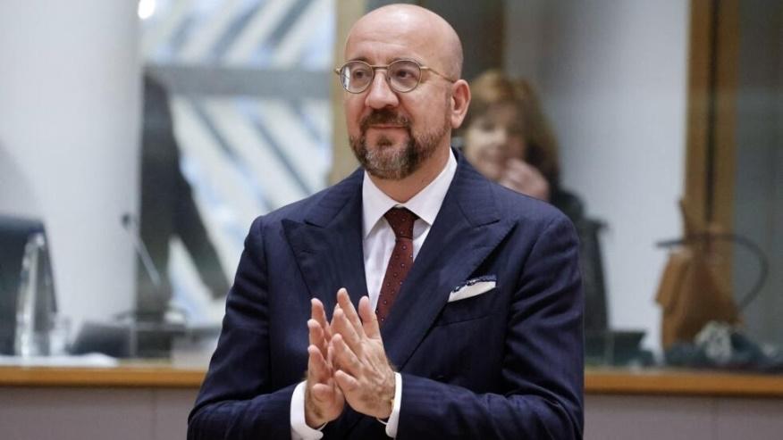 Chủ tịch Hội Đồng Châu Âu Charles Michel tại trụ sở Liên Hiệp Châu Âu ở Bruxelles, Bỉ, ngày 17/04/2024.