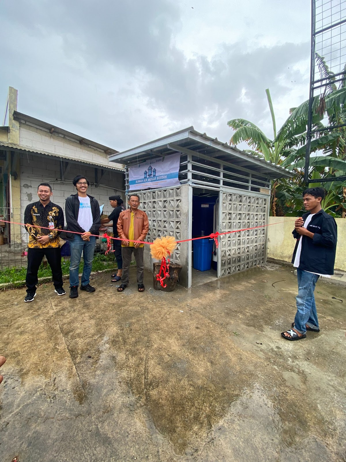 Peresmian Instalasi Air Bersih Muara Gembong (Greeneration Foundation)