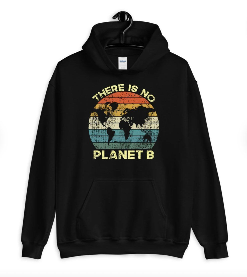 sudadera con capucha de activismo climático