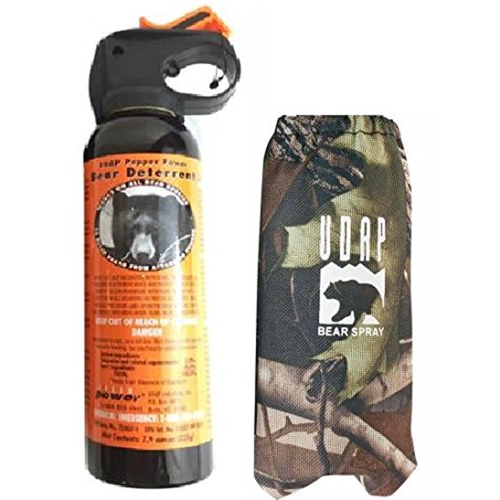 3.สเปรย์ไล่หมีสำหรับเดินป่า UDAP Bear Spray Repellant With Camo Hip Holster