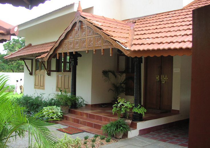 Vintage small house front design