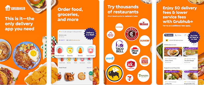 Grubhub run errands app