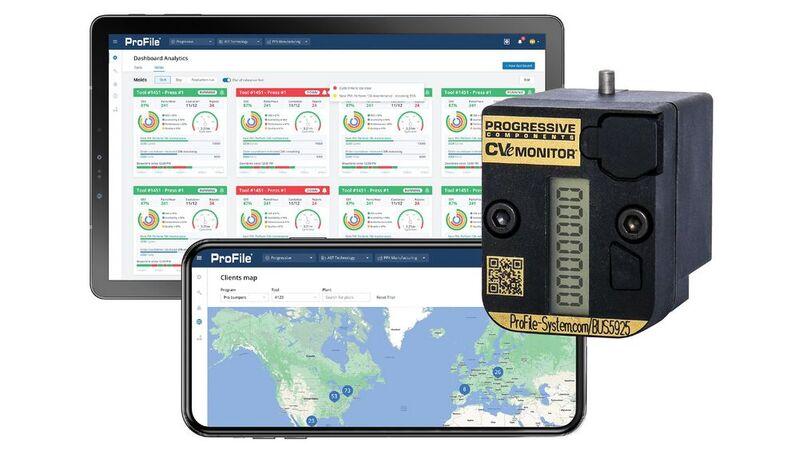 The CVe Monitor RT works wirelessly to transmit data directly from the tool to the gateway and on to the cloud, where customers can view the information in the Profile Real-Time Asset Management System.