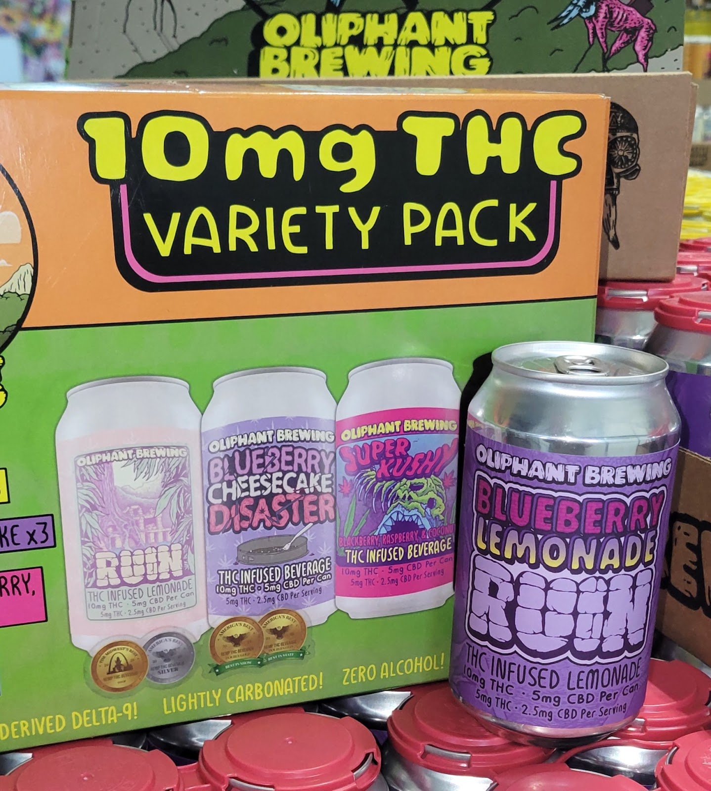 Oliphant Brewing Co 10mg THC Mix Pack