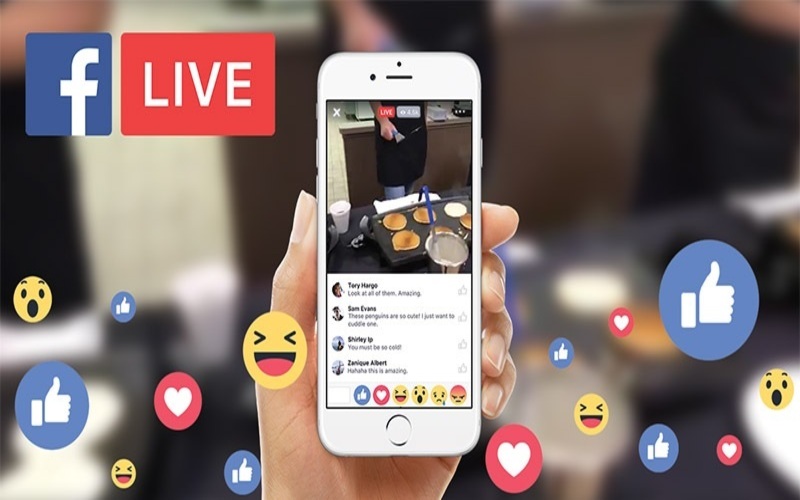 Livestream video on Facebook