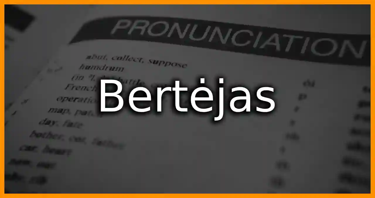 Bertėjas
