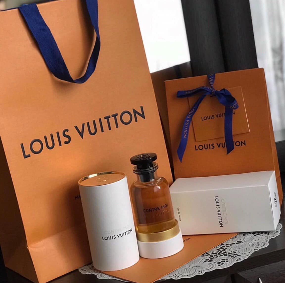Nước hoa Louis Vuitton Contre Moi được giới thiệu năm 2016 do Jacques Cavallier sáng tạo