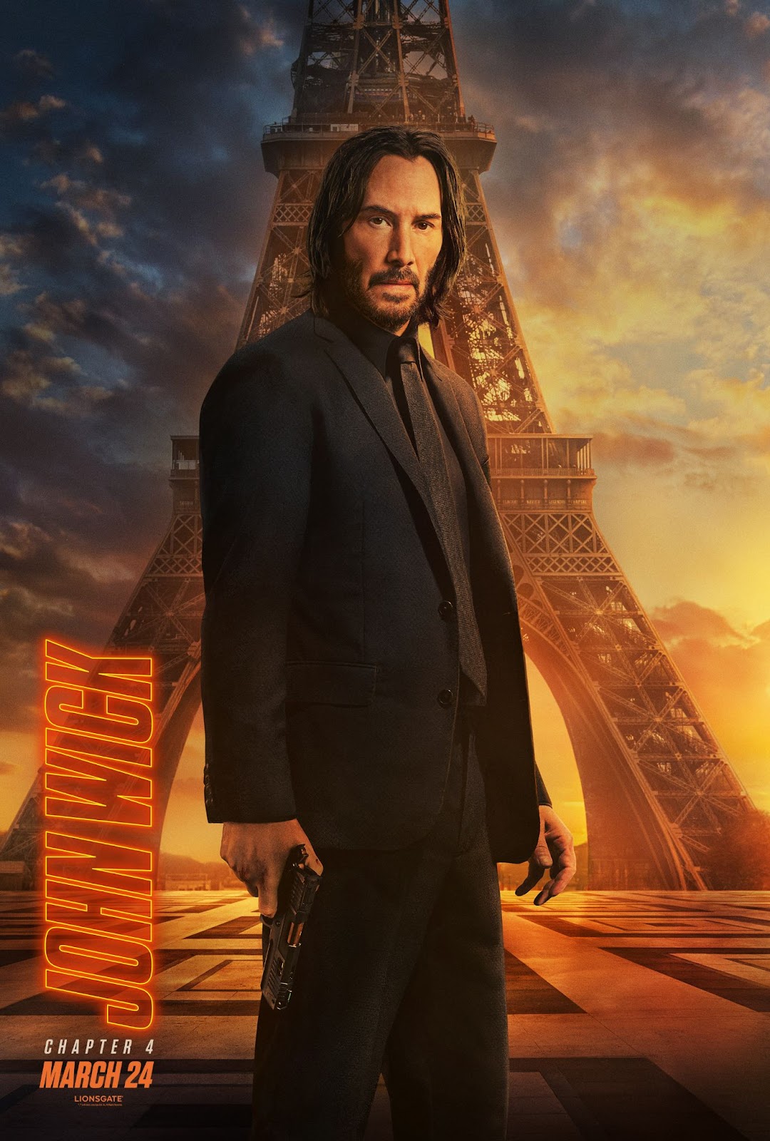 Movie poster from John Wick 4 courtesy of Lionsgate Publicity