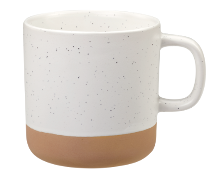 Screenshot of a cream coffee mug. 