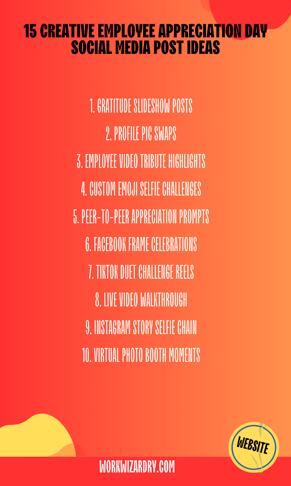 15 Creative Employee Appreciation Day Social Media Post Ideas Work Wizardry