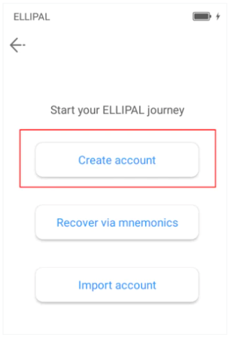 Account Creation Page