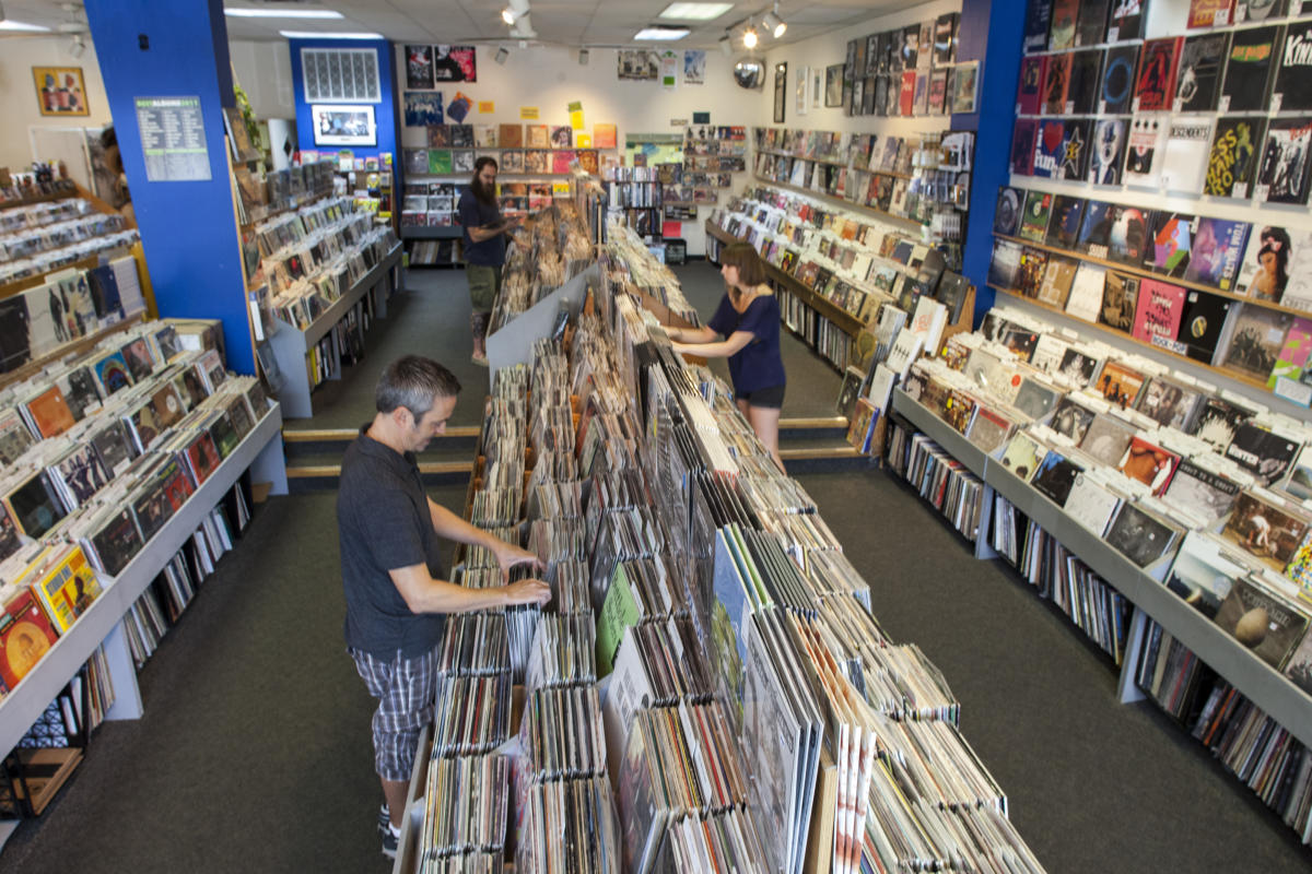Waterloo Records now. 6,400 sq ft of music.