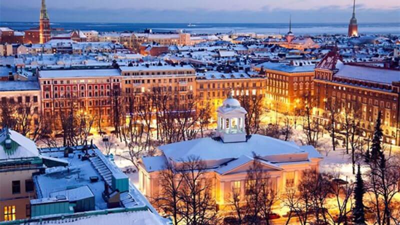 Phần Lan đất nước xinh đẹp phủ đầy tuyết trắng đang chờ đón bạn