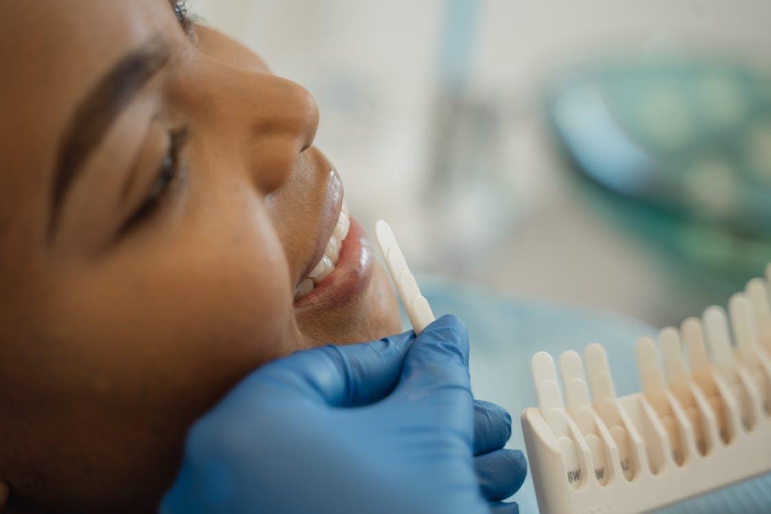 Free Patient having an Appointment with a Dentist Stock Photo