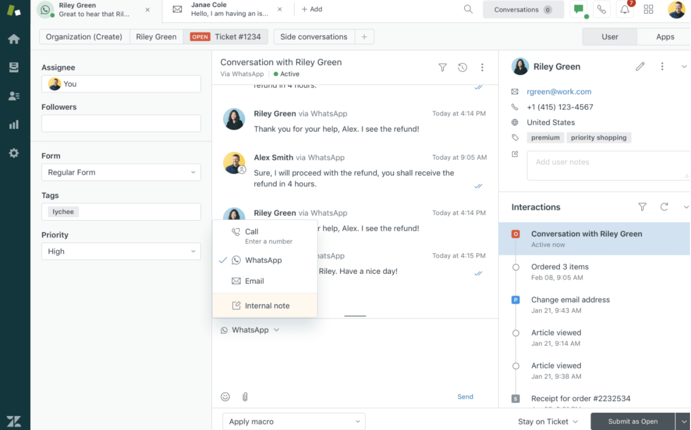 Collaboration Tools for Zendesk