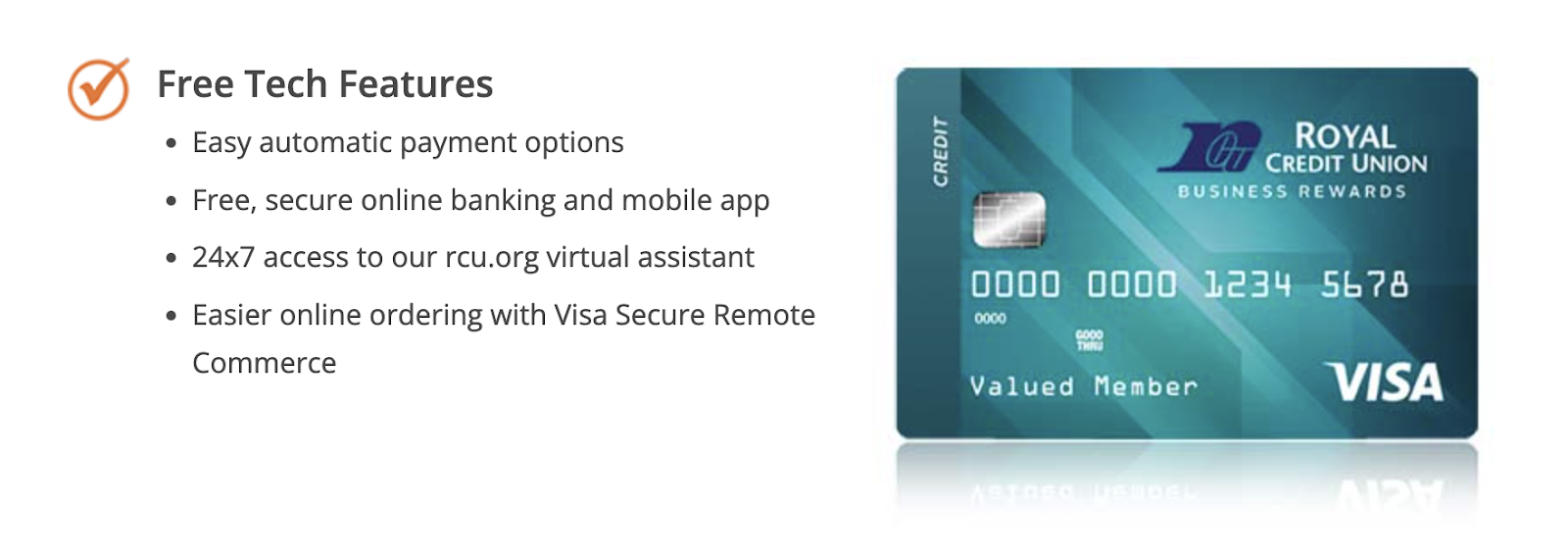 What is RCU credit card?
