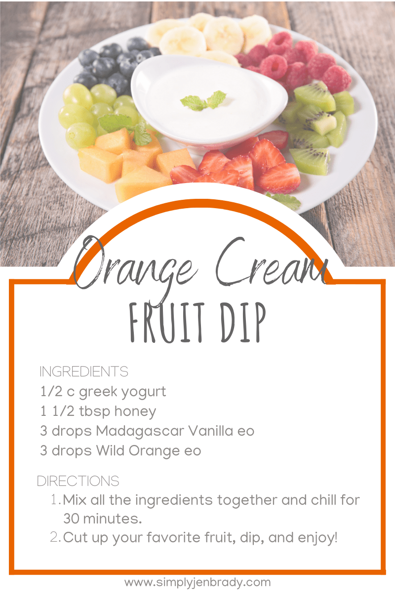 Looking for a healthy fruit dip? This may be your answer!