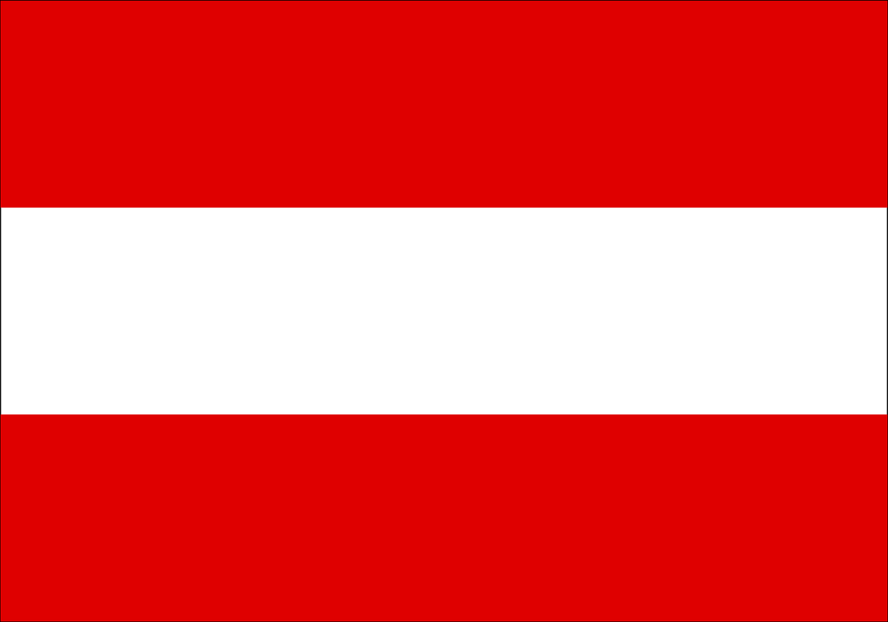 A red and white flag

Description automatically generated