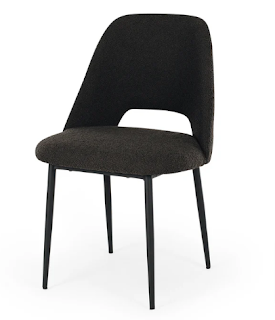 Cinderella Dining Chair Boucle Anthracite- Furniture Direct 2U