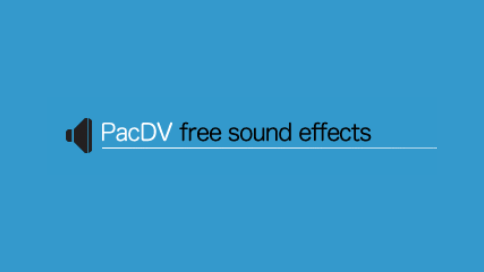 pacdv free sound effects site