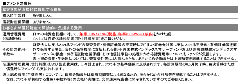 オルカンファンド費用