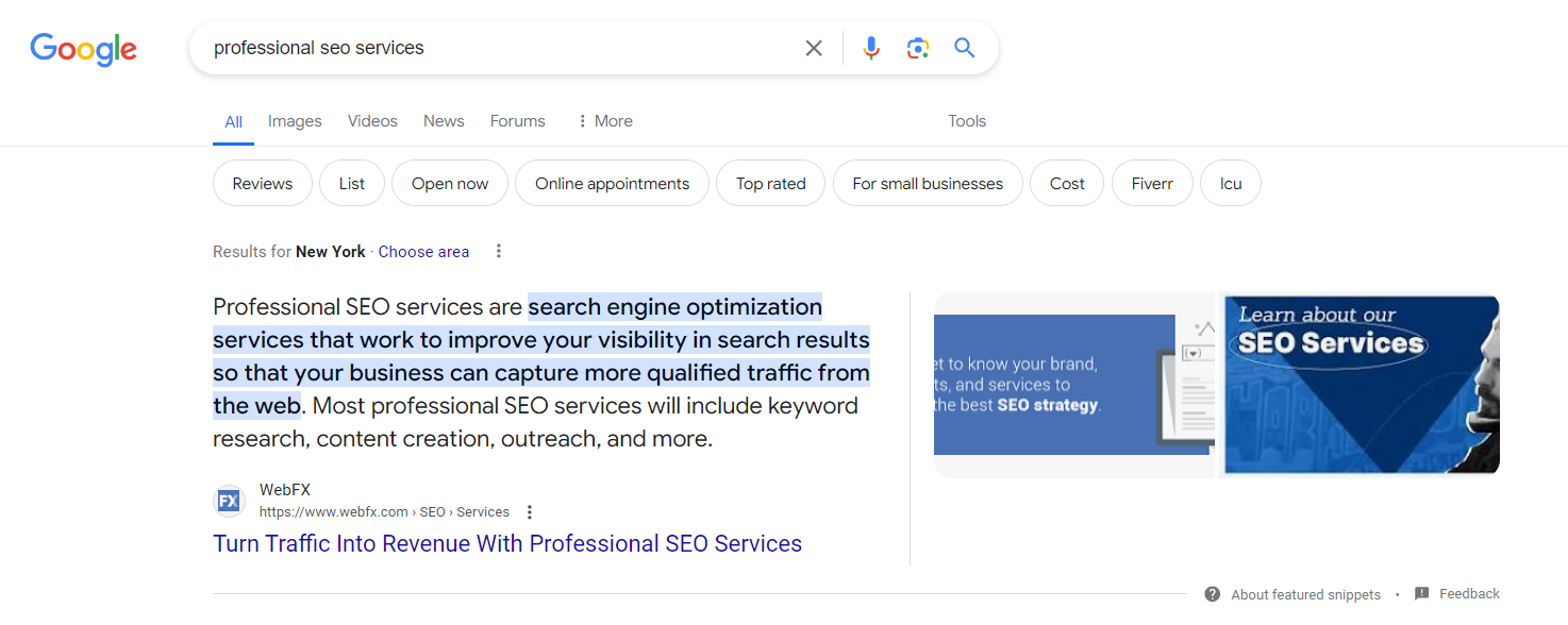 Featured Snippet