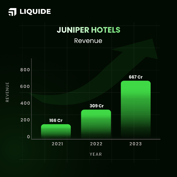 Juniper Hotels Ltd: Revenue Graph