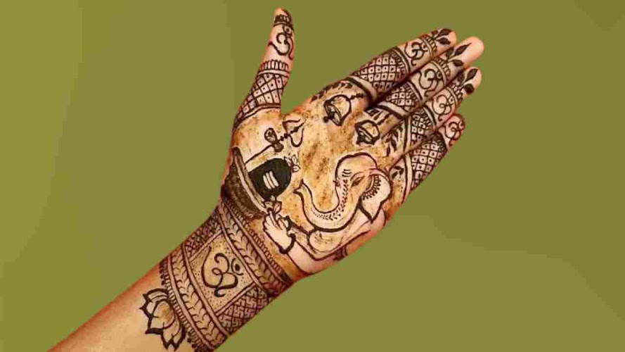 navratri special mehndi designs