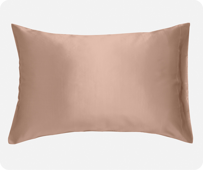 Our Frosted Berry 100% Mulberry SIlk Pillowcase on a white background.