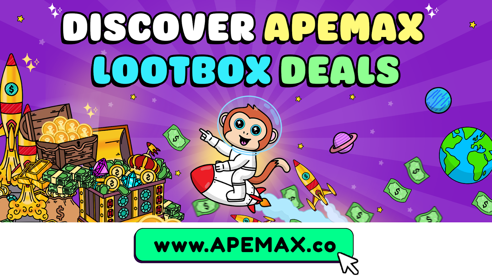 Discover ApeMax Trending Presale Discounted Loot Box Deals