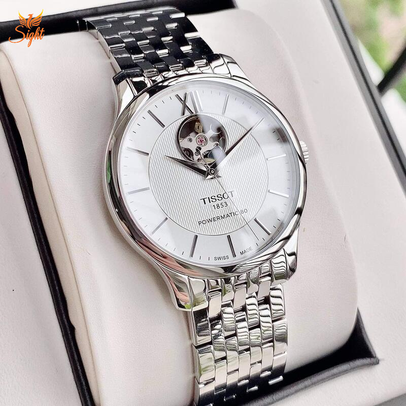 T063.907.11.038.00 là mẫu Tissot lộ cơ cho nam có vẻ ngoài lịch lãm, thời thượng