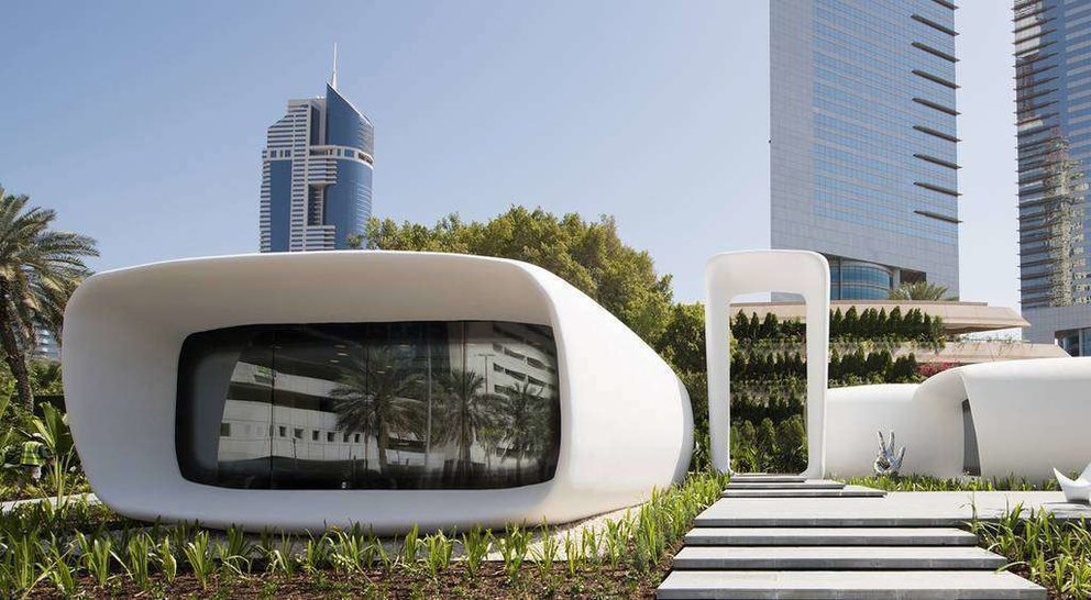 Oficina del Futuro en Dubái, impresión 3d