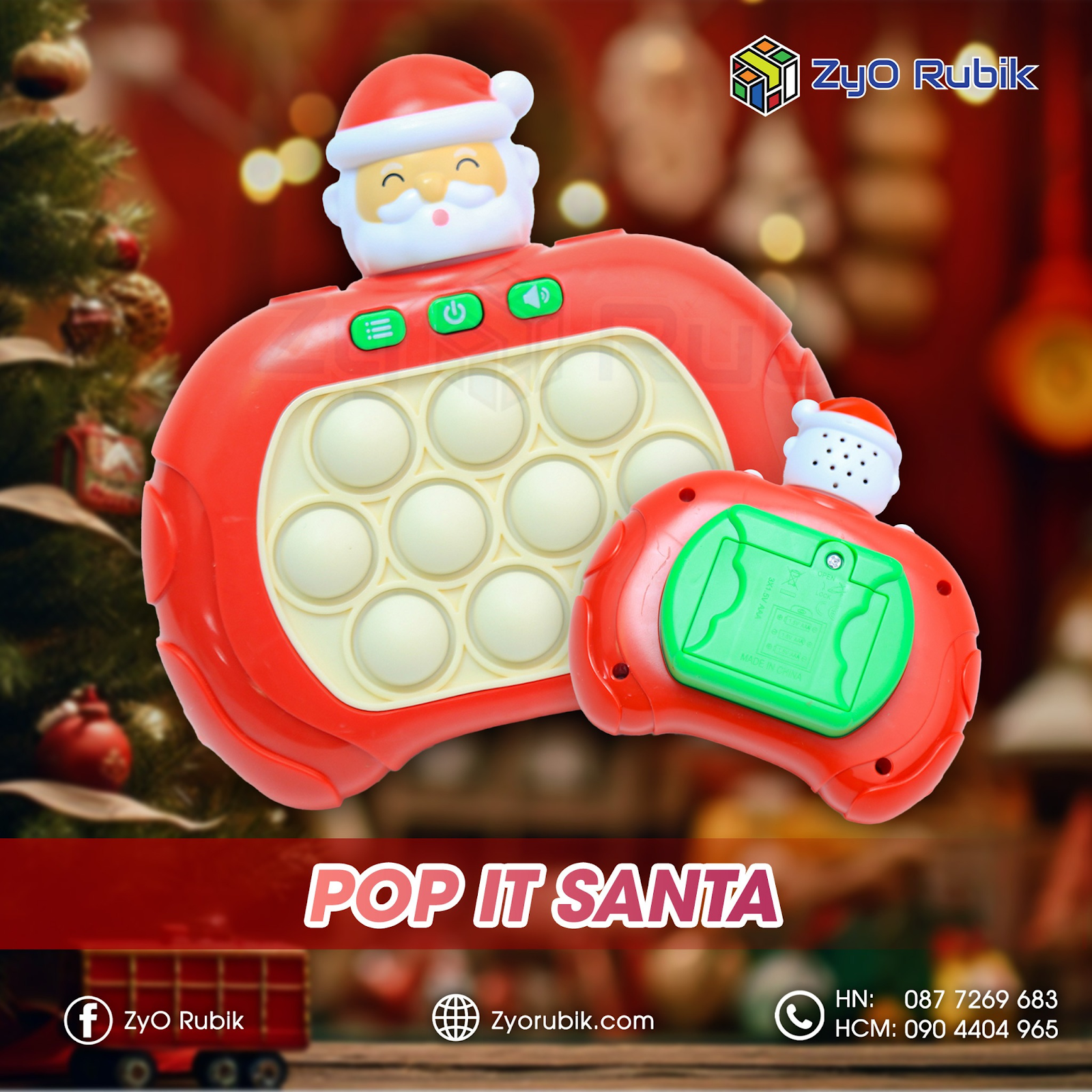 Pop it Santa: Món đồ chơi Giáng sinh giúp bạn hết cô đơn