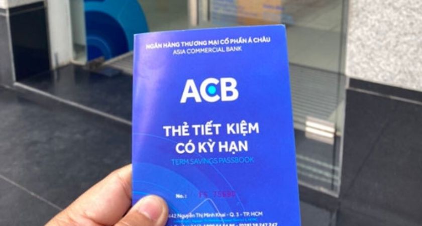 Mở sổ tiết kiệm ACB