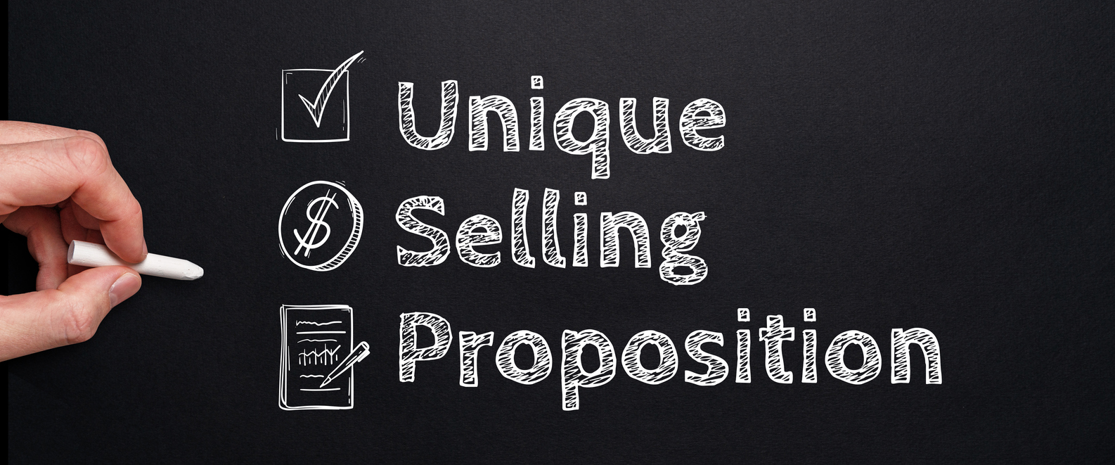 An illustration of a unique selling proposition.