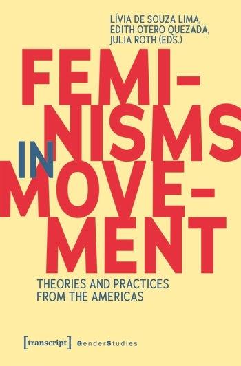 Yellow book cover "Feminisms in Movement"