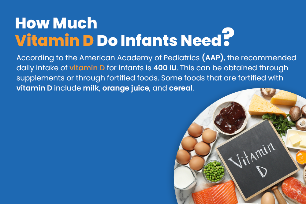 Vitamin D drops for infants