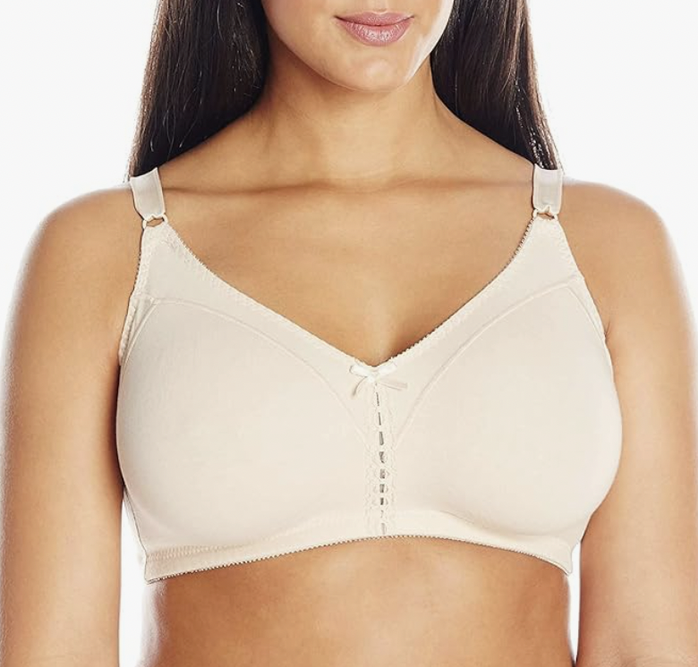 The Bali Double Support Full-Coverage Wirefree T-Shirt Bra
