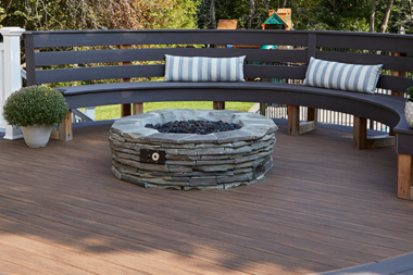 top ways to design your deck for hosting built in entertainment features fire pit custom built michigan