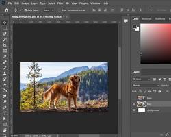 Image of Adobe Photoshop software interface