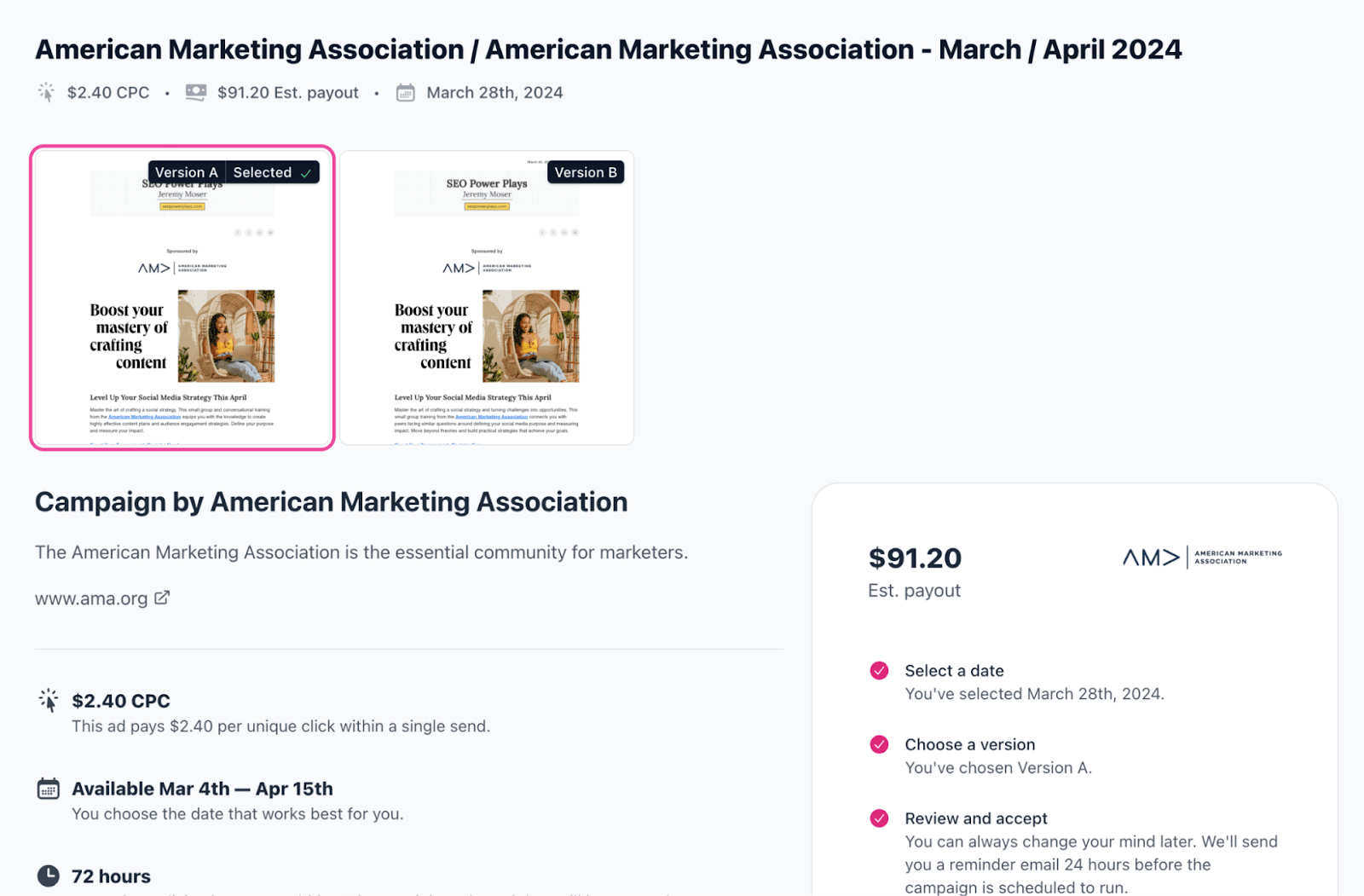 Beehiiv's built-in ad network where they pitch you advertising slots that you can accept