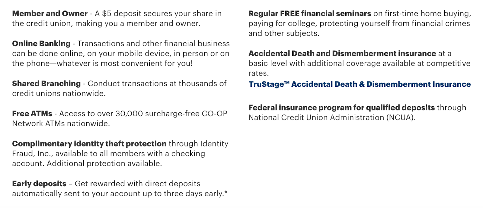 OCCU business benefits